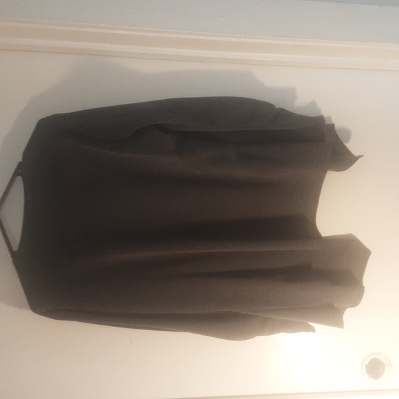 Kristen Nicole Plus Waterfall Rouched Cardigan Sz 3X - Picture 5 of 7